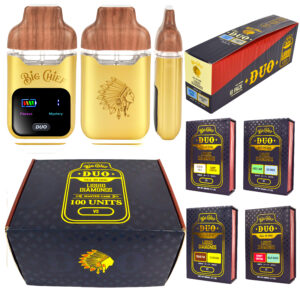 wholesale big chief v2 switch dual chamber usa stock empty 2g disposable vape 2 in 1 carts